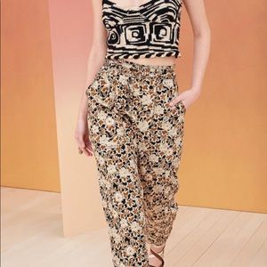 Ulla Johnson Apollo jeans bronze floral